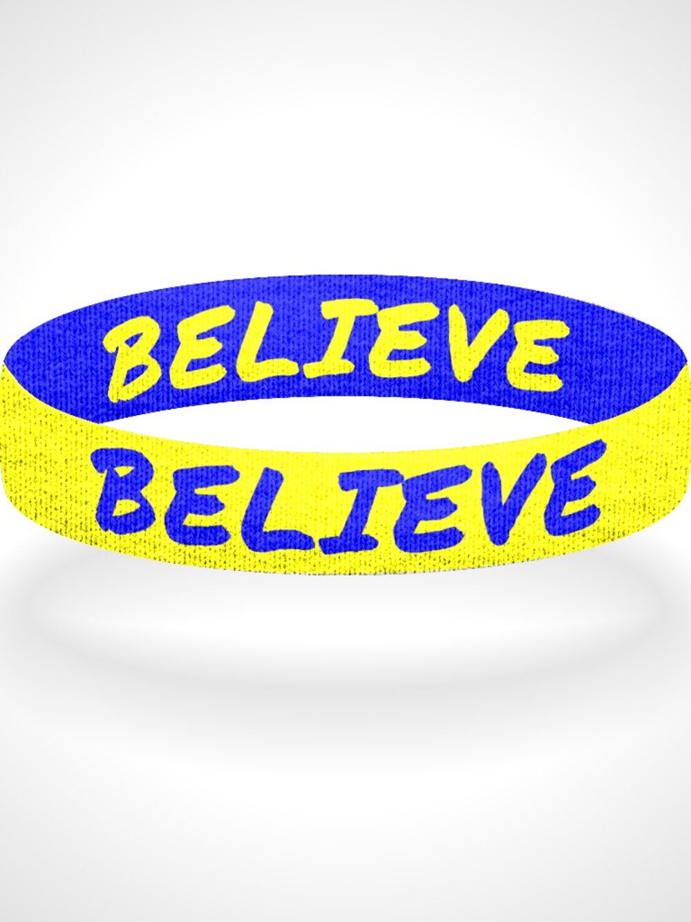 Reversible Believe Bracelet Wristband